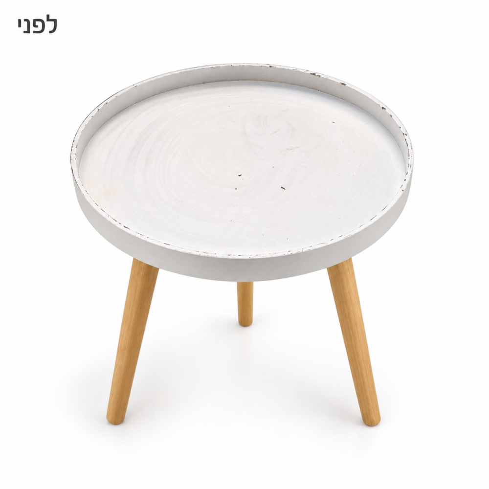 שולחן צד מחודש – חוף באפוקסי - Image 2